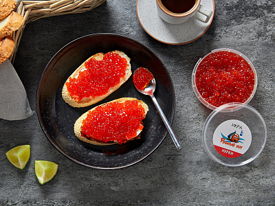 Икра лососевая 125 гр (Нерка) Икра лососевая 125 гр (Нерка)