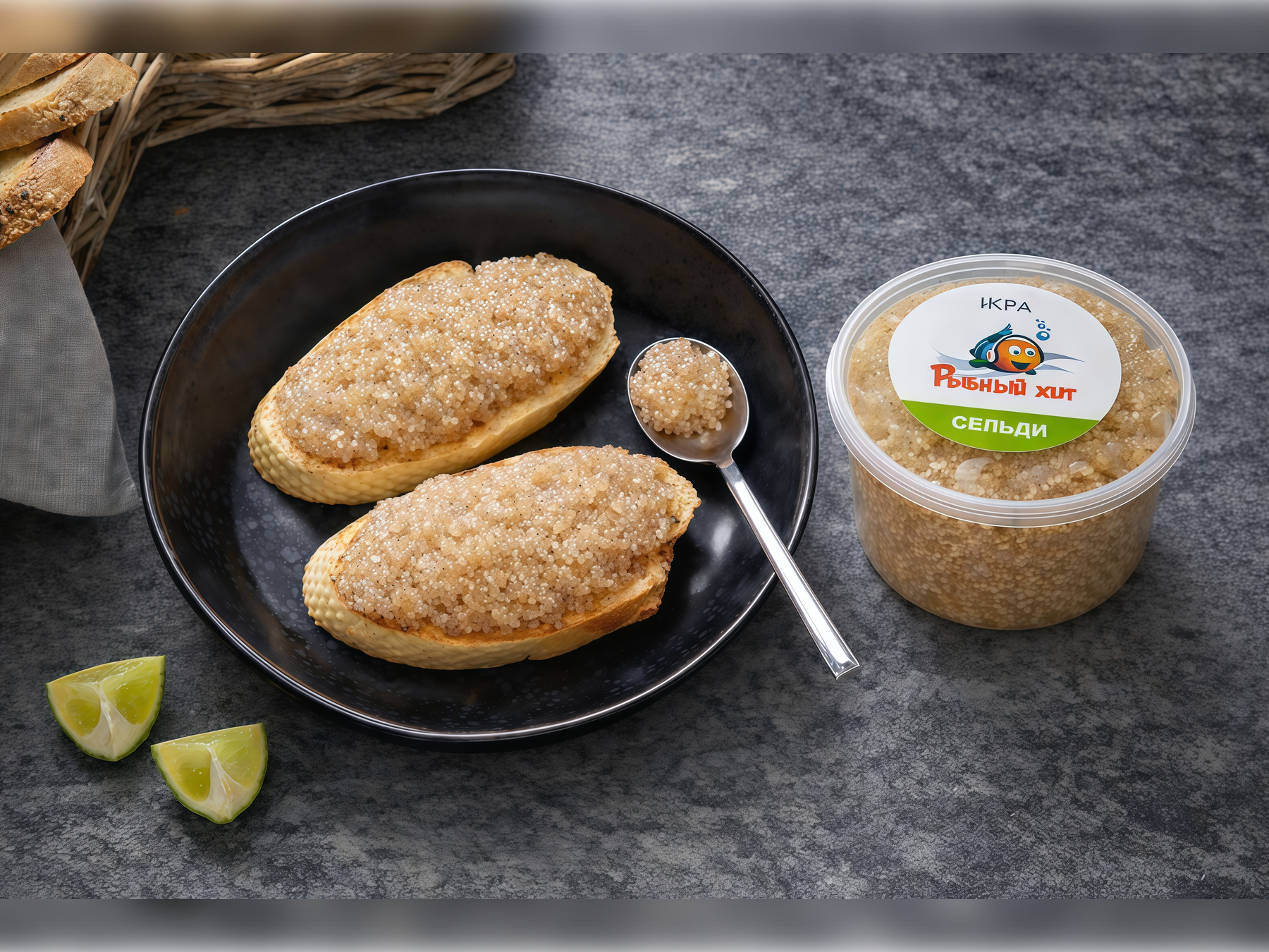 Икра сельди с/с пробойная 250 гр