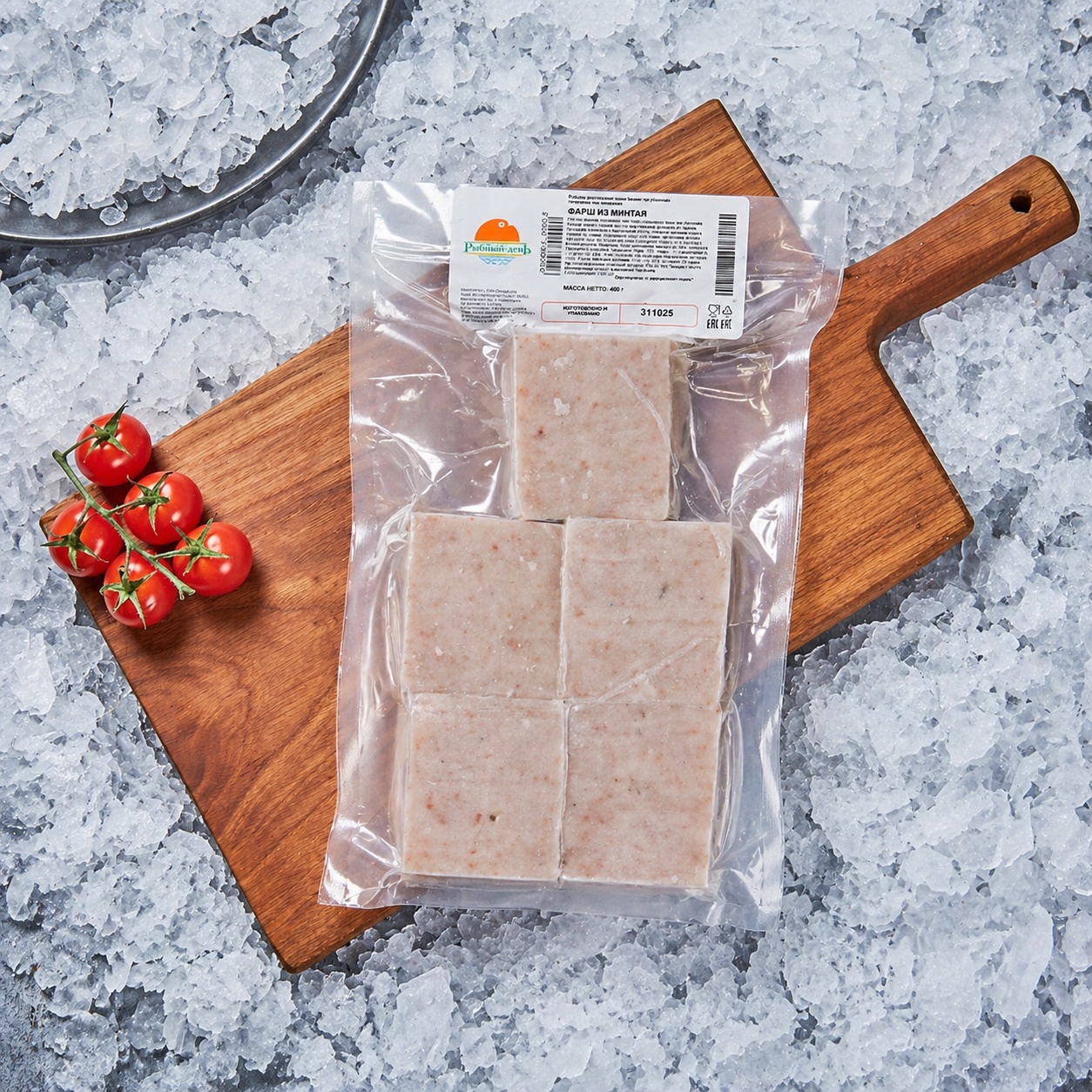 Фарш рыбный из минтая в/у