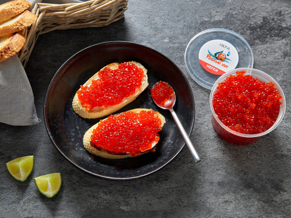 Икра лососевая 250 гр (Нерка)