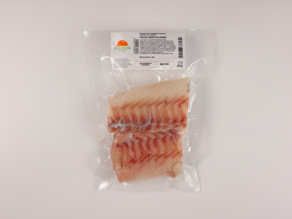 Треска филе без кожи с/м 400г