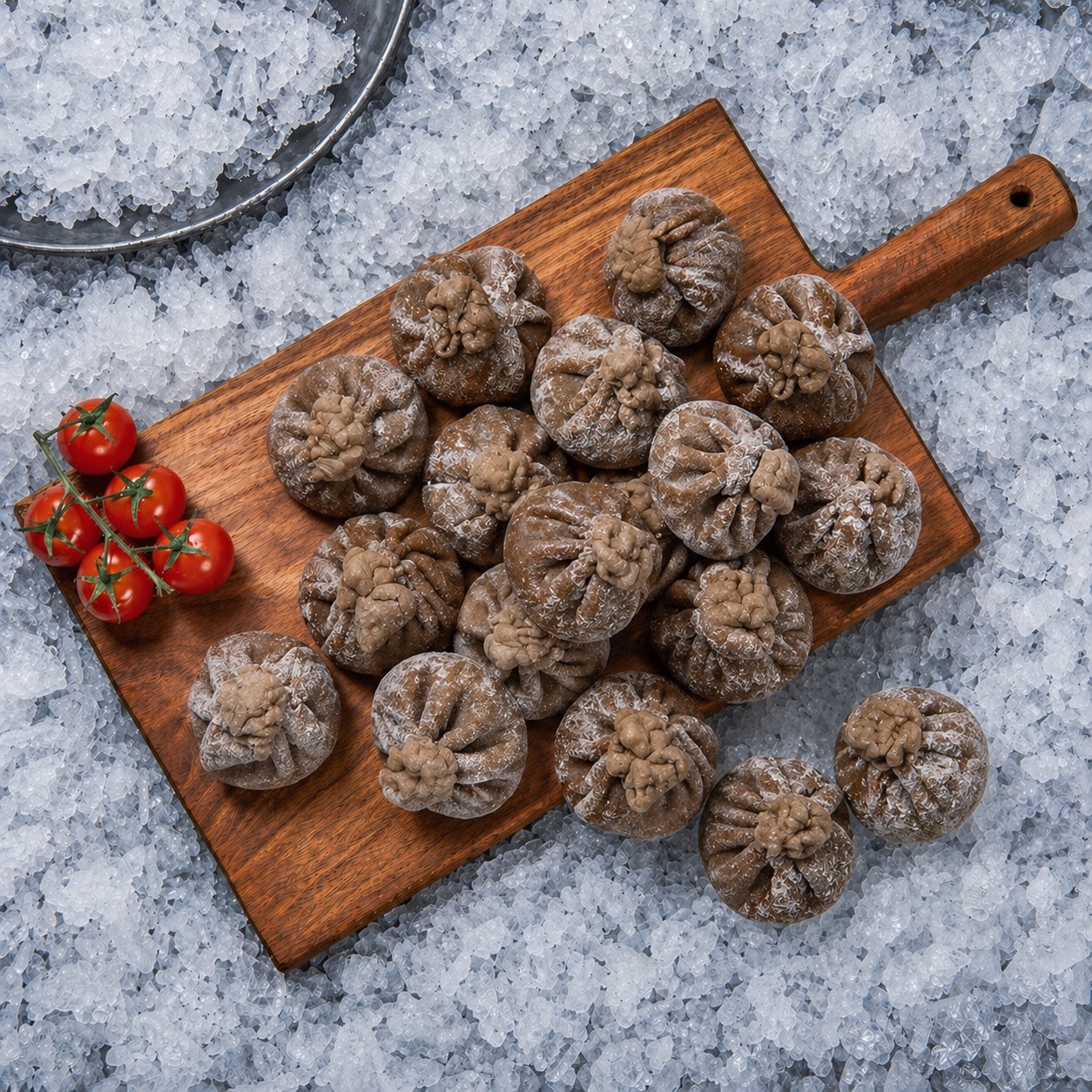 Пирожок ржаной с минтаем и картофелем с/м