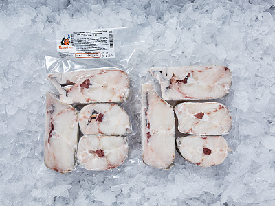 Треска стейк свежемороженый в/у