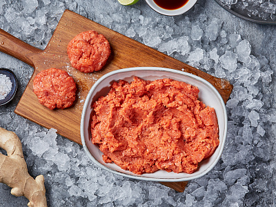 Фарш рыбный из лососевых охлажденный