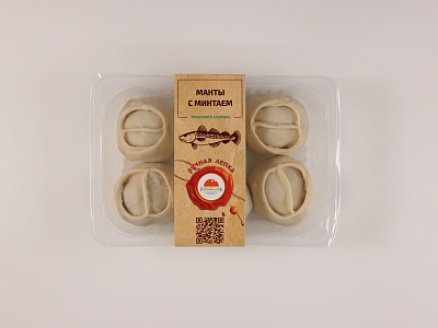 Манты рыбные с минтаем 450г