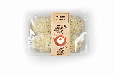Котлеты рыбные из щуки с/м 400 гр