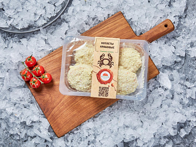 Котлеты крабовые с/м 400г