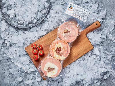 Горбуша рулет с сыром и томатом с/м в/у