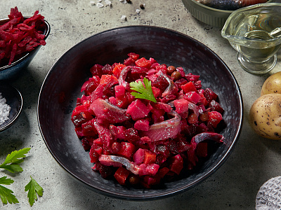 Салат из сельди "Винегрет"