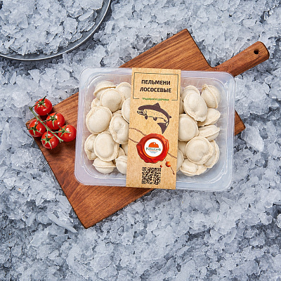Пельмени рыбные из горбуши с/м 500г