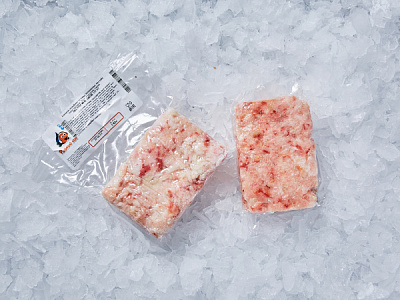 Краб камчатский Салатное мясо в/м 500г