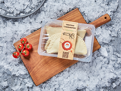 Чебуреки с кальмаром свежемороженые 350 г