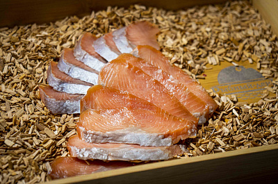 Кета филе холодного копчения в масле