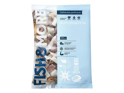 Морской коктейль с/м в/у 0,5 кг  (Fish&More)