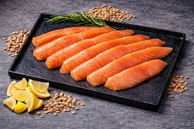 Кета филе холодного копчения в масле