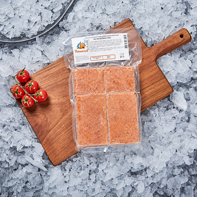 Фарш рыбный из лососевых свежемороженый в/у