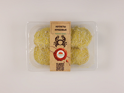 Котлеты крабовые с/м 400г