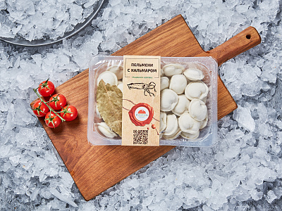 Пельмени из кальмара с/м 500 г