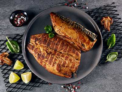 Скумбрия на гриле