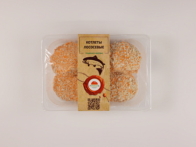 Котлеты рыбные из горбуши с/м 400г