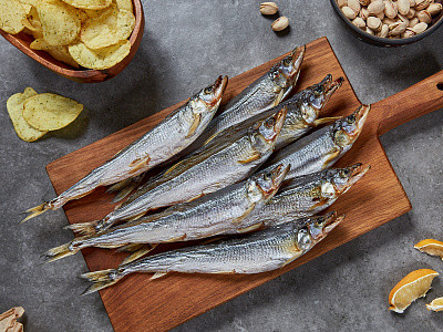 Корюшка вяленая