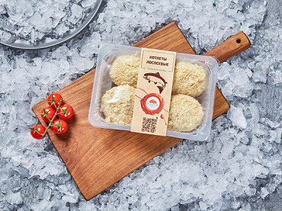 Котлеты рыбные из горбуши с/м 400г