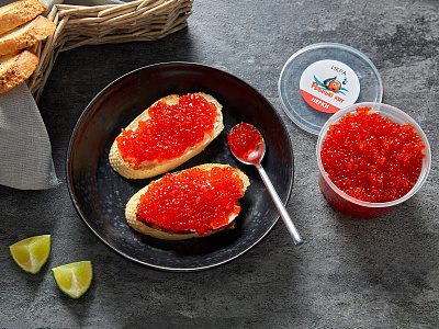 Икра лососевая 250 гр (Нерка)