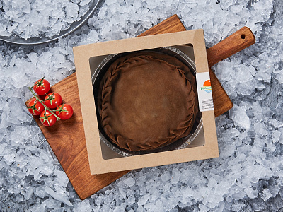 Пирог ржаной с минтаем и картофелем с/м 450г